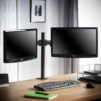 Dual Monitor Schreibtisch Halterung Ständer Computer Monitor Arm Halterung für 2 LCD Bildschirme