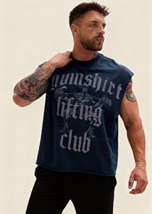 制造商定制 220gsm 无袖男士衬衫 DTF DTG 印花健身运动训练健身加码男士背心 - Product Image 4