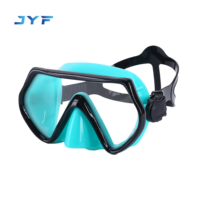 Masque de plongée JYF de haute qualité pour adultes, à grand champ de vision, avec une seule lentille, vente en gros
