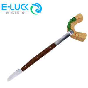 Couteau à cire dentaire orthodontique Poterie dentaire Instruments de laboratoire Manche en bois Couteaux à cire en acier inoxydable Outils - Product Image 3