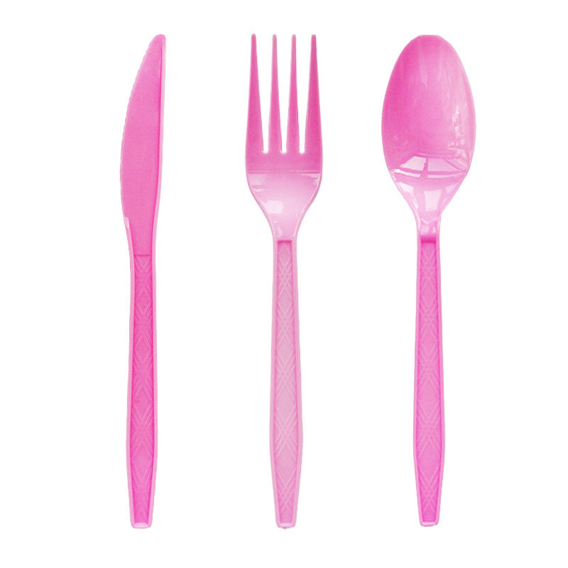 Wholesale ECO Degradable Green Disposable Knife Fork Spoon | CR Plastic Cutlery-09 | Alibaba