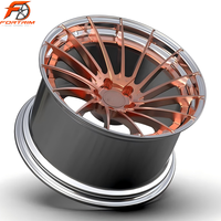 Jantes forgées en alliage 18 19 20 21 22 5x112 24 26 pouces 5x127 plaquées or rose concaves pour BMW M3 M4 X5 X3