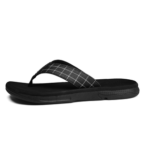 Tongs d'extérieur pour hommes, tendance estivale, style vintage, à carreaux, souples, antidérapantes, respirantes, vente en gros, <span class=keywords><strong>pas</strong></span> chères - Product Image 3