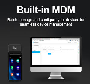 Terminal de paiement mobile portable Android <span class=keywords><strong>11</strong></span> à écran tactile 2 + 16 Go 4G WIFI Z300P - Product Image 6