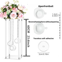 Décorations de mariage transfrontalières : marqueurs d'allée, centres de table pour desserts, accessoires de style podium, style moderne, fabriqué en Chine, mariage de rêve