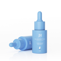 Meilleur prix 20ml 30ml 60ml 80ml 100ml coloré cosmétique huile essentielle sérum bouteille en verre