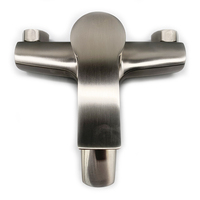 Nouveau design 304 acier inoxydable brossé bain douche mitigeur et ensemble de robinet de douche mitigeur bain douche robinet et matériel