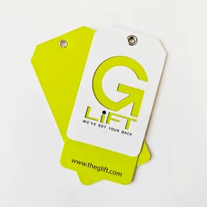 Custom Recyclable String Clothing Hang Tag Hot Selling Luxury Thick Paper Card Swing Tags