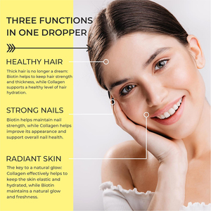 OEM/ODM Gotas de Colágeno Orgánico para Adultos con Biotina y Vitamina C para Fortalecer las Uñas, Blanquear la Piel, Sin Azúcar, Empaque Personalizado - Product Image 3