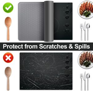 <b>Large</b> Silicone <b>Mat</b>-Heat Resistant Waterproof Non-Slip Rubber Backing Striped Pattern Multi-Purpose Kitchen Bathroom Drainage <b>Mat</b> - Product Image 4