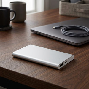 Power Bank Senza Marca Modello 124380-1 con Connettore Type C, 4000mAh, in Alluminio, Ecologico, Elegante, Disponibile in Diverse Capacità: 20k, 30k, 50k - Product Image 3