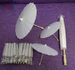 Parapluie manuel en bois blanc vintage pour femmes, accessoire de danse, cadeaux de mariage, décorations de Noël pour la maison, 20/30/40/60/84 cm - Product Image 2