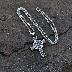 男士饰品旅游纪念品吊坠/项链不锈钢饰品凯尔特克罗斯/护身符项链维京饰品 - Product Image 3