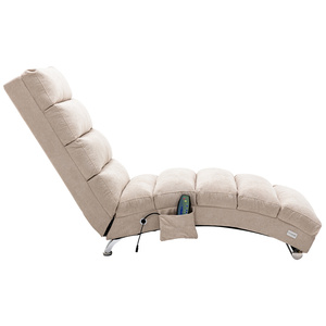 Wholesale Minimalist <b>Bean</b> <b>Bag</b> Microfiber Chaise Lounge Long Lounger Lazy Recliner Chair with Metal Frame for Living Room - Product Image 2