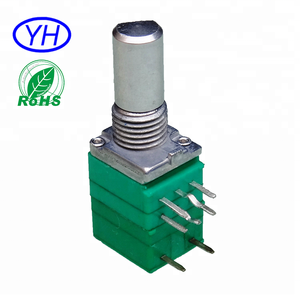 <span class=keywords><strong>Film</strong></span> <span class=keywords><strong>De</strong></span> Carbone personnalisé 3 <span class=keywords><strong>gangs</strong></span> 8 broches 9mm gradateur potentiomètre rotatif avec interrupteur marche/arrêt - Product Image 2