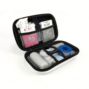 Kit Médico de Emergencia de Viaje Personalizado, Bolsa de Primeros Auxilios Portátil de EVA Rígida para Auto y Hogar, Hecha de Material Oxford Resistente - Product Image 5