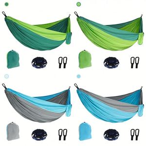 Parachute Outdoor Ultralight Flat Nylon Camping Haven Hamacas Hammock Swing Tent Luxury Bed With Tree Straps Hammocks - Product Image 3