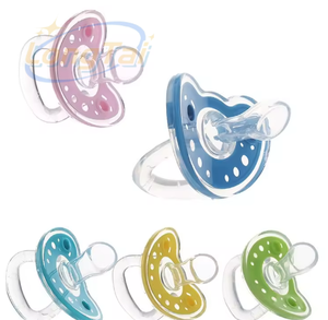 Longtai sans BPA Silicone sucette nouveau-nés haute température désinfectable bébé mamelon facile à nettoyer accessoire Dot Sucette - Product Image 2