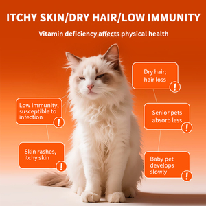 Multivitamines molles à mâcher de haute qualité pour chiens et chats Soutien immunitaire avec poudre de krill et lécithine Vitamines et minéraux - Product Image 6