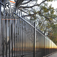 Cercas Tubulares Ruibang Spear Top con Puertas a Juego para Proyectos de Seguridad en Australia