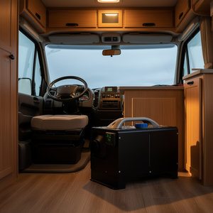 Calentador de aire diésel de 8Kw con control remoto LCD para camiones, autobuses, coches, autocaravanas, unidad de calefacción portátil - Product Image 2