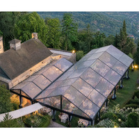 Tente de mariage en aluminium robuste, grand chapiteau pour événements, auvent extérieur pour 500 à 1000 personnes