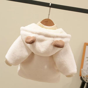 Chaqueta de Motocicleta para Niños, <span class=keywords><strong>Abrigo</strong></span> de Invierno Ecológico para Niños y Niñas, con Capucha, Relleno de Plumas, Grueso - Product Image 3