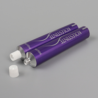 Tube en aluminium pour coloration capillaire, résine époxy-phénolique, laque interne