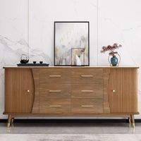 Meubles de salon Moontree, meubles de maison, consoles en bois, consoles multimédias avec tiroirs de rangement, support TV