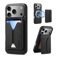 Étui de téléphone magnétique en PU respectueux de la peau, étanche et antichoc, compatible avec la recharge sans fil pour les séries 17/16/15/14/13/12