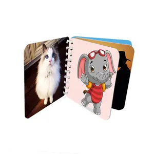 2022 Hot Selling OEM Customized Design Plastic Baby Board Book Sublimation Blank Baby Enlightenment Book