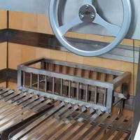 Charbon de bois commercial de luxe à double roue réglable en hauteur Asado / Santa Maria/Gril argentin GK1230DWP