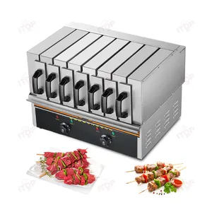 Electric Kebab Grill Machine Japanese Yakitori Meat Skewer Machine Best Selling Meat Skewer Machine