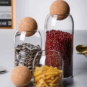 Bán buôn nhỏ chai thủy tinh nút chai bóng lọ thủy tinh với nút chai nắp - Product Image 5