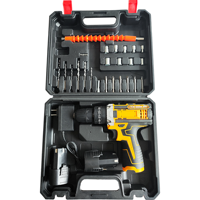 Perceuse à percussion sans fil 12V à moteur à balais, portable et compacte, pour la rénovation de la maison, le perçage du bois/du métal et les projets de bricolage