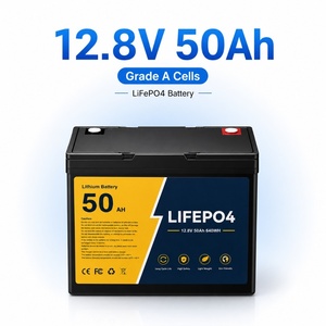Batterie LiFePO4 12,8 V 50 Ah à décharge profonde avec BMS intelligent pour système solaire de camping-car et stockage d'énergie - Product Image 1