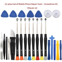 Juego de Destornilladores de Precisión 21 en 1, Kit de Herramientas de Reparación Electrónica con Puntas Magnéticas para Reparación de Teléfonos, Laptops, Tabletas y PC