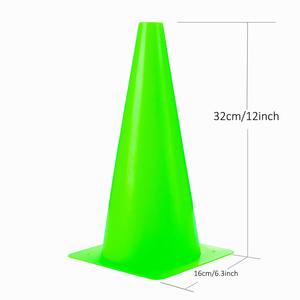 CITICITY Cono de Seguridad Verde de 12 Pulgadas, Cono Marcador de Plástico Flexible, Conos de Tráfico y Deportivos para Entrenamientos de Fútbol, Baloncesto, Eventos Festivos - Product Image 2