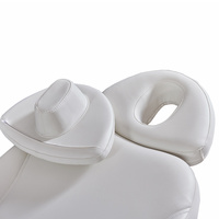 Lit de salon de beauté au design minimaliste pour usage commercial, fauteuil inclinable hydraulique avec réglage manuel pour soins du visage