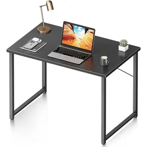 مكتب كمبيوتر 32 بوصة للبيع بالجملة ، مكتب حديث بتصميم بسيط للمنزل والمكتب والدراسة والطلاب ، مكتب كتابة أسود