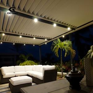 Auvent moderne de luxe Gazebos de jardin en aluminium Toit en métal imperméable Gazebo et Pergola en aluminium 3x3 3x4 <span class=keywords><strong>6x3</strong></span> Gazebo extérieur - Product Image 6