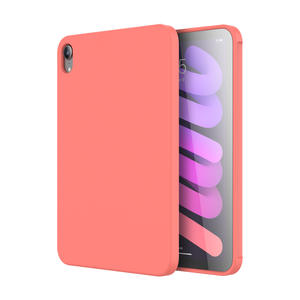เคสซิลิโคนเหลวพรีเมี่ยมสำหรับ iPad Mini6/Pro 11นิ้วกรอบป้องกันตัวเครื่องบางกันกระแทกที่มีดีไซน์ป้องกันการงอ - Product Image 1
