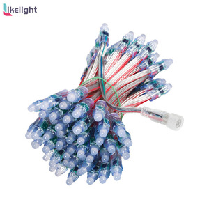 Oem ODM nhà máy trực tiếp 12 mét 5V rgbic thông minh <span class=keywords><strong>LED</strong></span> IP68 ws2811 <span class=keywords><strong>LED</strong></span> Pixel <span class=keywords><strong>String</strong></span> Lights cho cây giáng sinh Đăng Board trang trí - Product Image 1