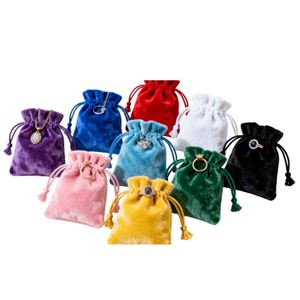 Bolsa de Joyería de Terciopelo Reciclado - Bolsa de Regalo para Acción de Gracias, Envío Rápido a EE. UU./UE - Product Image 1