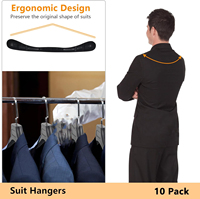 Logo personnalisé pas cher noir blanc femmes jupe robe de mariée cintre veste homme costume cintre manteau bikini chemise antidérapant cintres en plastique