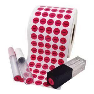 Thermal Thermal Transfer & UV Label Silk Printed Tag High-Durability Printing Label for perfume lipstick cosmetic packaging - Product Image 4