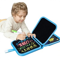 Livre de gribouillage effaçable en plastique 6,5 pouces, jouets d'activités pour enfants et tout-petits, blocs de dessin réutilisables, stylos à aquarelle, tablette d'écriture préscolaire