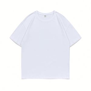 T-shirt en coton pur avec logo personnalisé, de haute qualité, couleur unie, col rond, style décontracté, design personnalisé pour une utilisation promotionnelle - Product Image 1