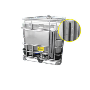 Serbatoio IBC Personalizzato in Acciaio Inox da 300L-1500L per Trasporto di Diesel/Benzina/Cherosene/Carburante per Aerei e Prodotti Chimici, Garanzia 1 Anno - Product Image 5