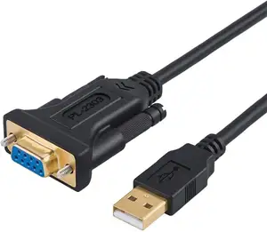 OEM USB DB 9PIN serisi RS232 FTDI kablosu 1m